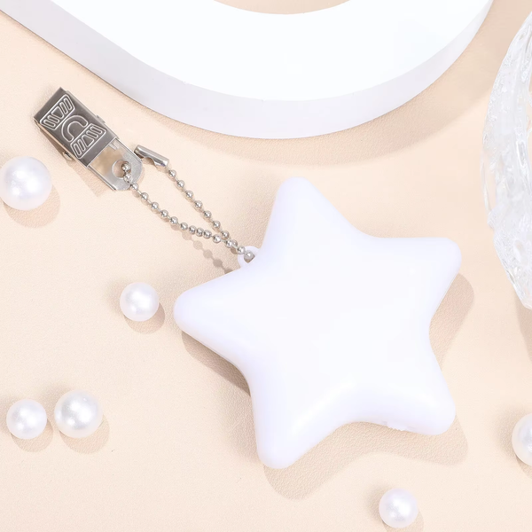 Outdoor Automatic LED Night Light Star-Shaped Sensor Activated Clip Handbags Backpacks Customizable Mini Night Light Home Use